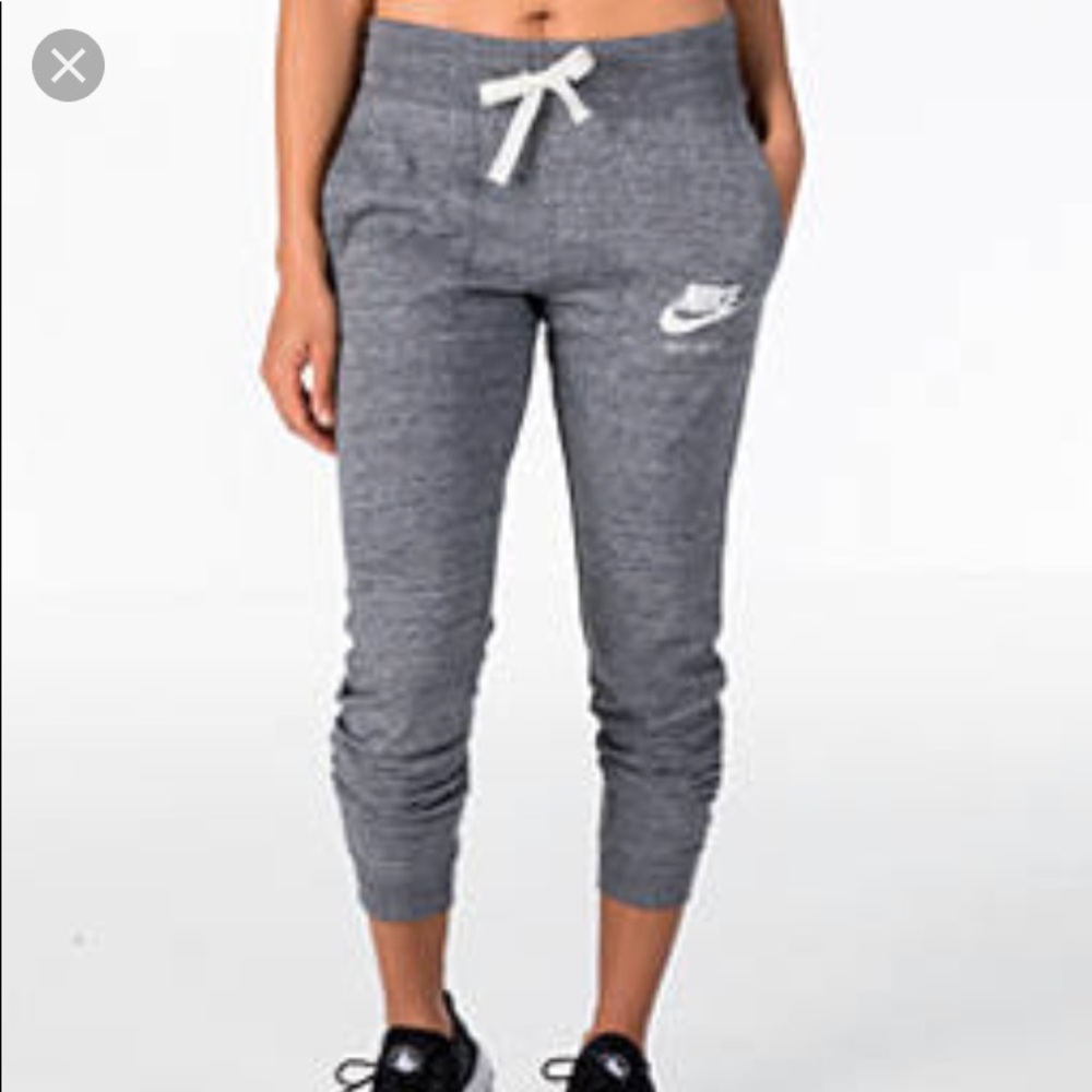 Grey Nike joggers